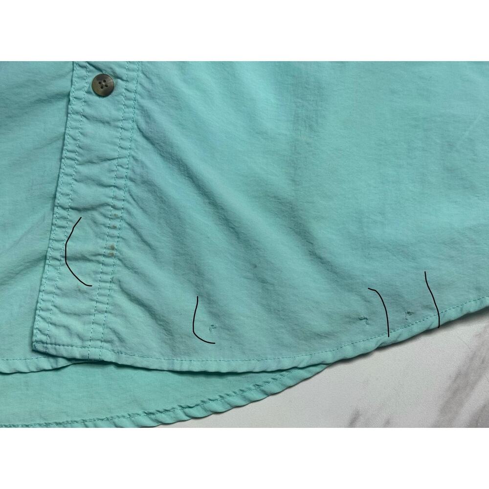 Bimini Bay Outfitters Short Sleeve Button Up Vented Fishing Shirt Size Medium - Picture 9 of 12